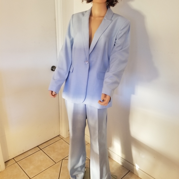 calvin klein pants suit